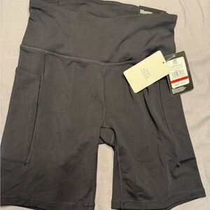 Women's Black High-Waisted Shorts Size Small. Champion. With Pockets.